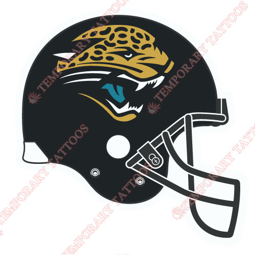 Jacksonville Jaguars Customize Temporary Tattoos Stickers NO.565